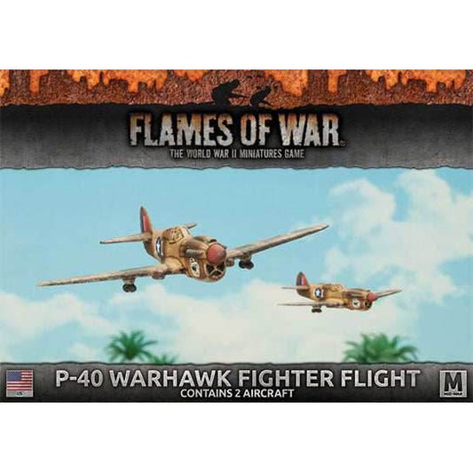 Flames of War: American P-40 Warhawk Fighter Flight (Mid War) - 