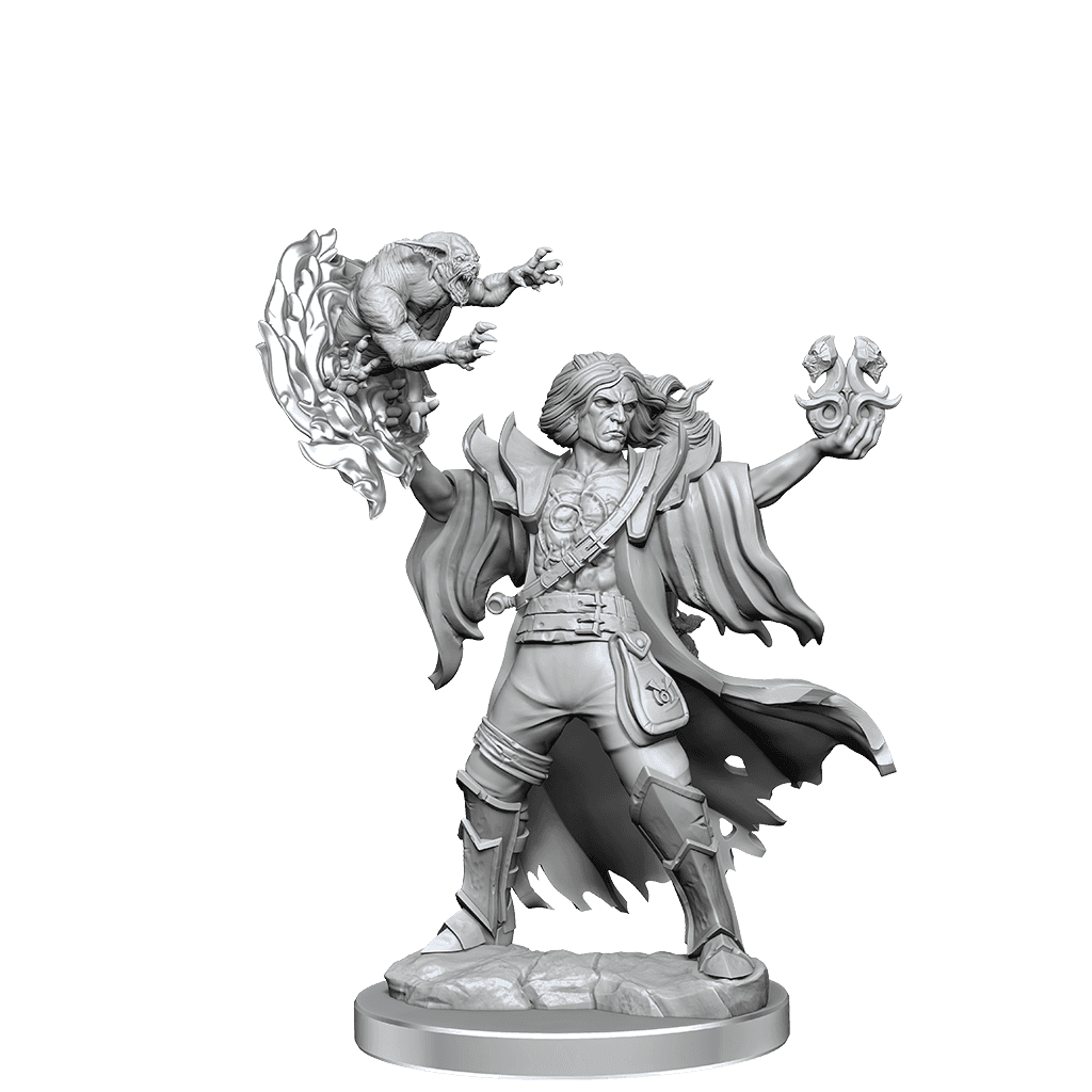 D&D: Frameworks - Human Warlock Male - 