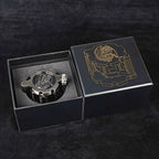 Unique dnd revolver dice set: 7 cool metal dnd bullet dice in the rotating revolver cylindrical magazine