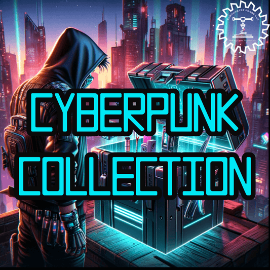 Cyberpunk Nexus Box| Cyberpunk Sci-Fi Mystery Loot Box | Dice Tower | RPG Dice Jail | DnD Can Holder | Player Gifts - Enter the Future! - Hand Painted Items