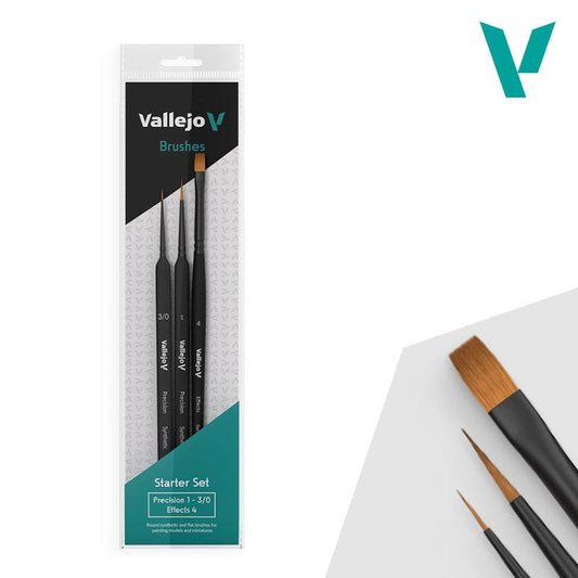Hobby Brushes: Synthetic - Starter Set - 