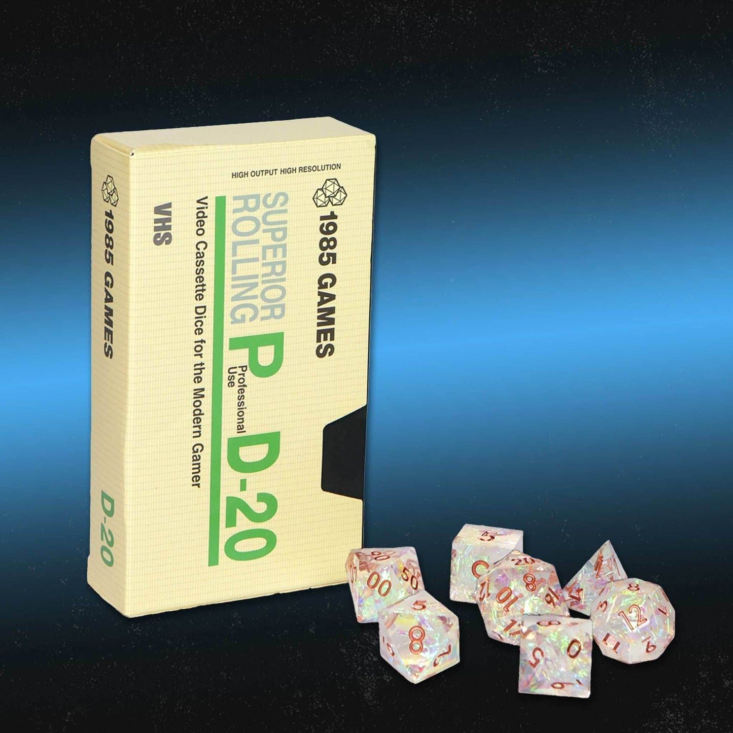 1985 Games Presents: Sharp Edge VHS Dice - Crystal Ball