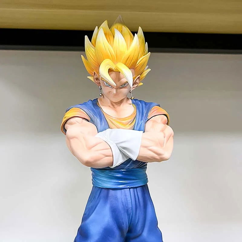 Vegito and Gogeta Anime Figurines, Swapable Super Saiyan and Blue Heads Dragon Ball Super GT 30 CM