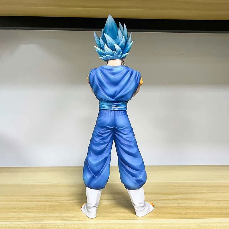 Vegito and Gogeta Anime Figurines, Swapable Super Saiyan and Blue Heads Dragon Ball Super GT 30 CM