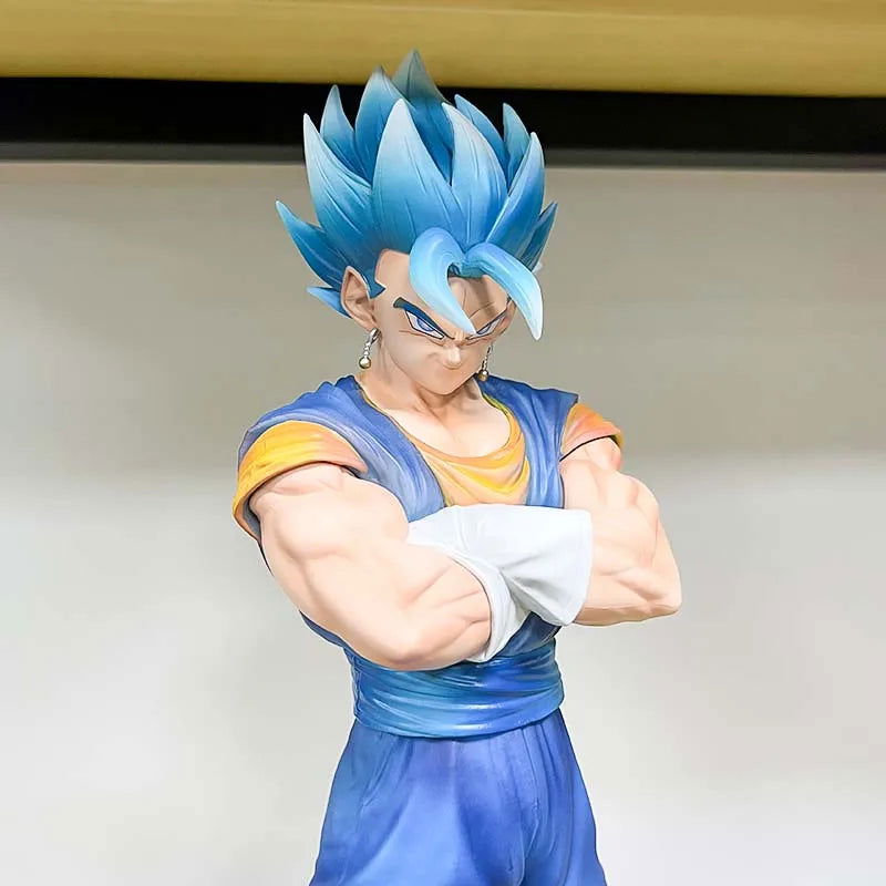 Vegito and Gogeta Anime Figurines, Swapable Super Saiyan and Blue Heads Dragon Ball Super GT 30 CM