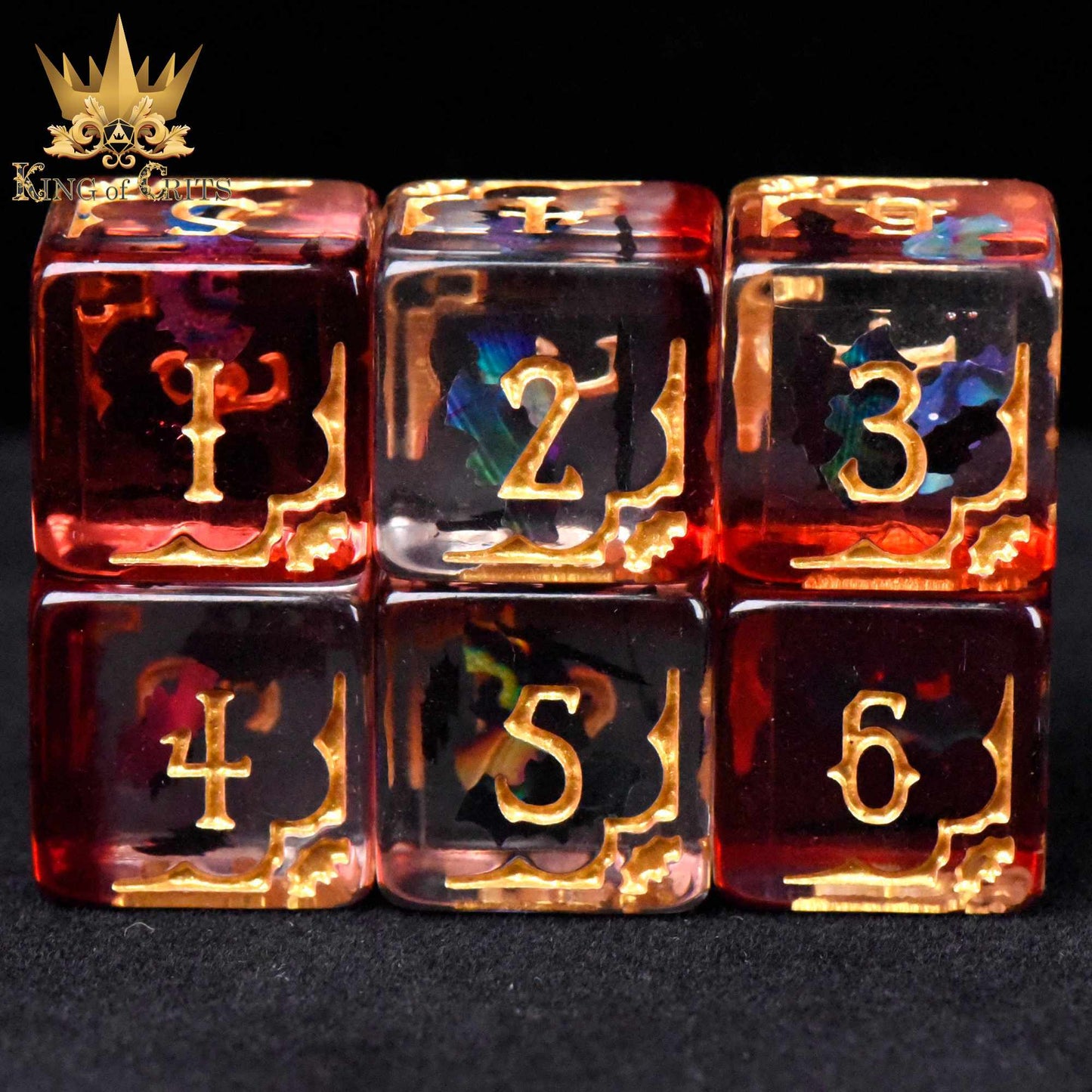 Blood Bats & Beyond 11 Dice Set