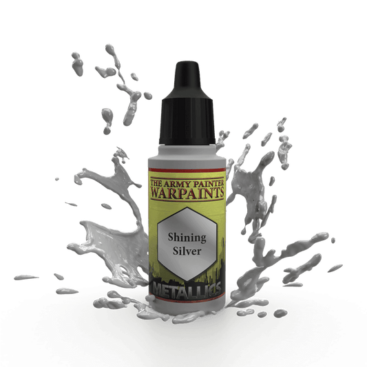 Army Painter Warpaints: Metallics - Shining Silver 18ml - 
