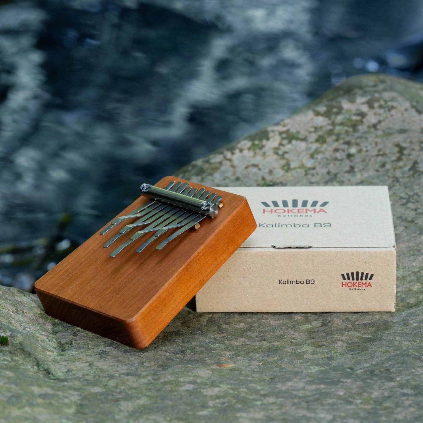 HOKEMA B9 KALIMBA - 4 different Elemental Soundscape Tuning - Green (C-Major) / 432 hz
