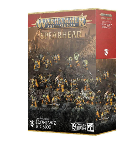 Warhammer: Age of Sigmar - Ironjaqz Bigmob - Orruk Warclans Spearhead - 