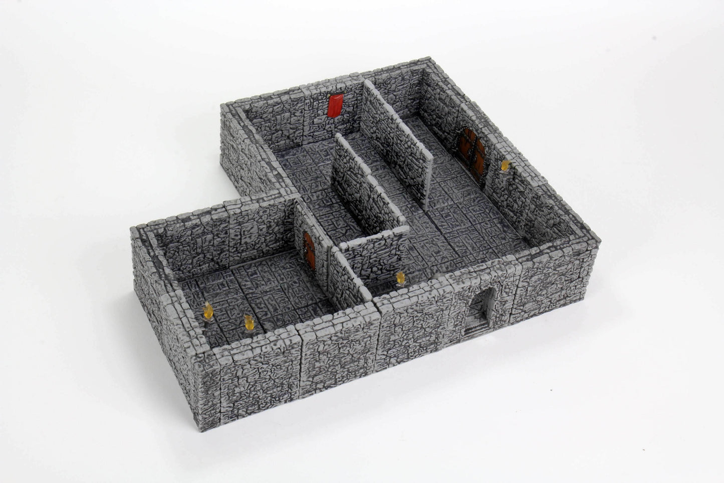 WarLock Tiles: Dungeon Tiles II – Full Height Stone Walls - 