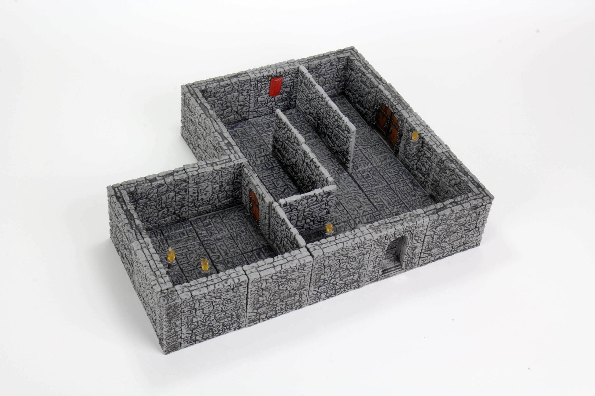 WarLock Tiles: Dungeon Tiles II – Full Height Stone Walls - 