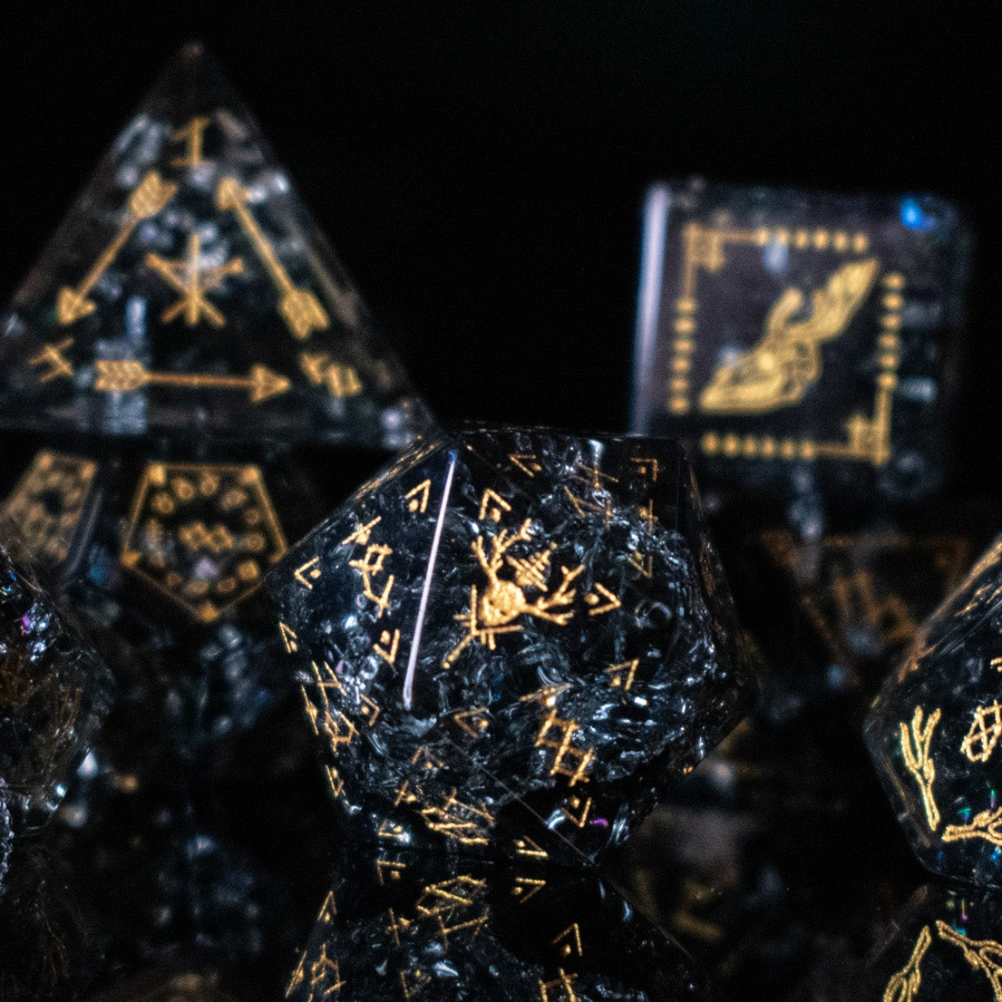Wendigo Shattered Glass Dice Set