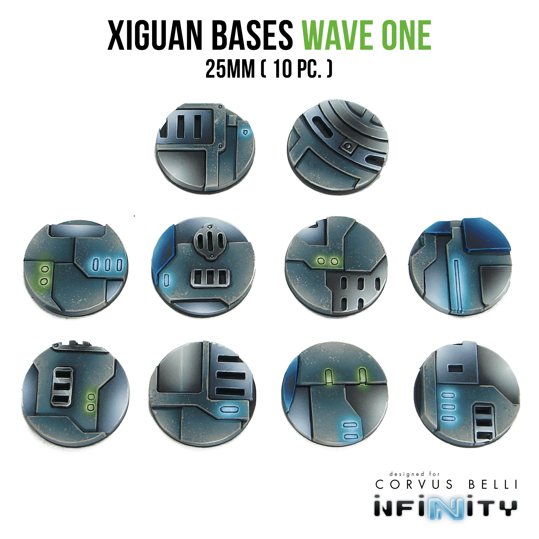 Xiguan Bases - 25mm (10)