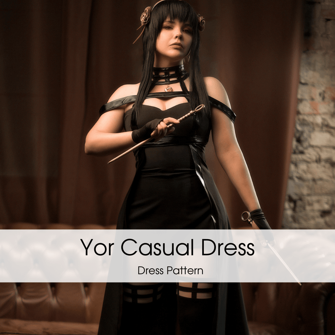 Spy x Family Yor Forger Cosplay Dress Pattern - Digital Product - 