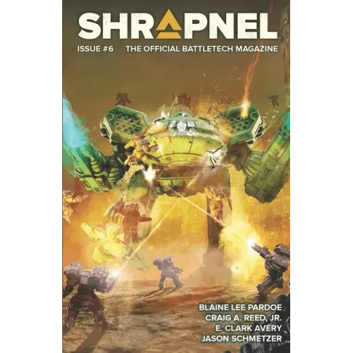 BattleTech: Shrapnel, Issue #6 (The Official BattleTech Magazine) - Paperback - 