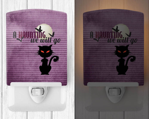 A Haunting we will go Halloween Ceramic Night Light SB3015CNL - 