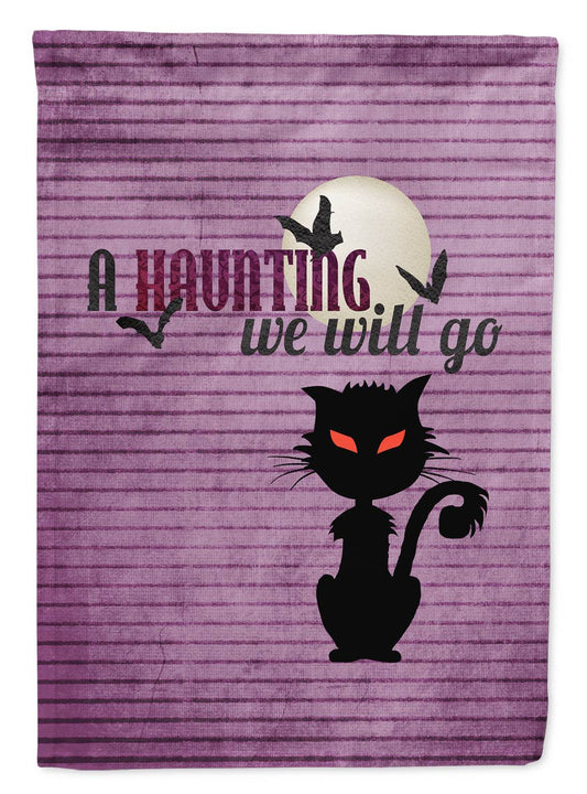 A Haunting we will go Halloween Flag Garden Size - 