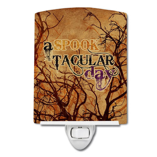 A Spook Tacular Day Halloween Ceramic Night Light SB3016CNL - 