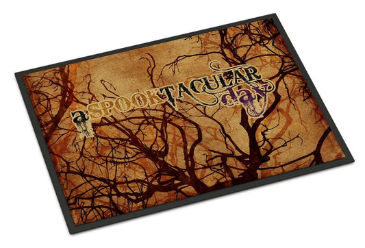 A Spook Tacular Day Halloween Indoor or Outdoor Mat 18x27 Doormat - 