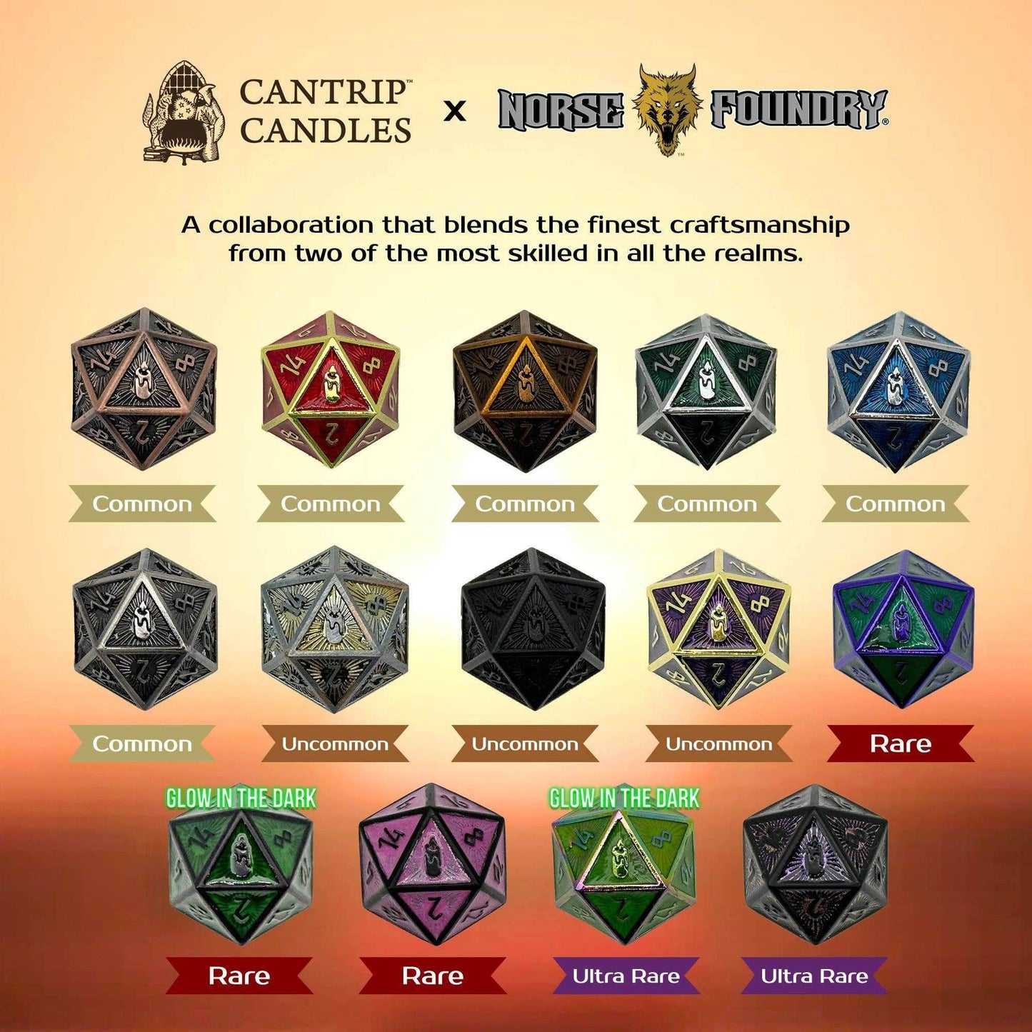 Cantrip Candles - Norse Foundry (16 oz Glass Candle) - 