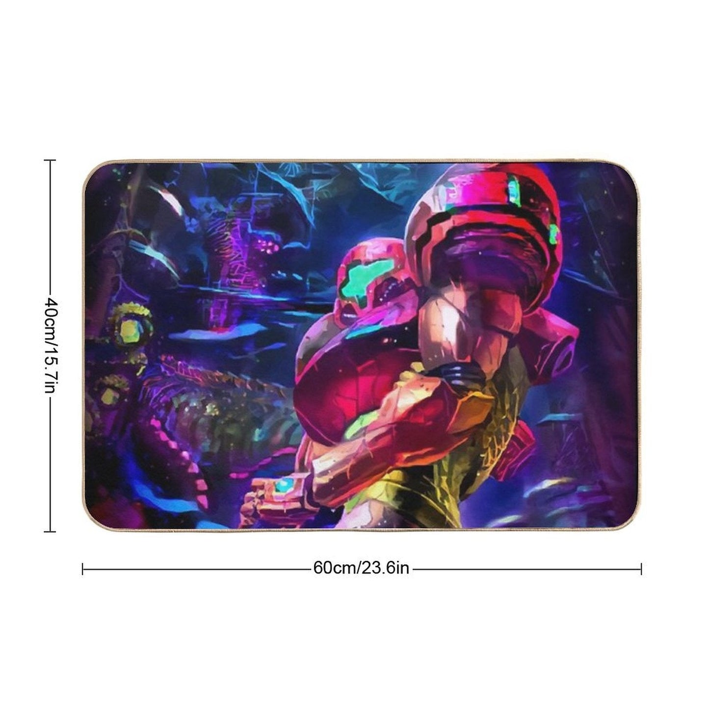 Samus Aran Metroid  Long-Lasting Bath Mat
