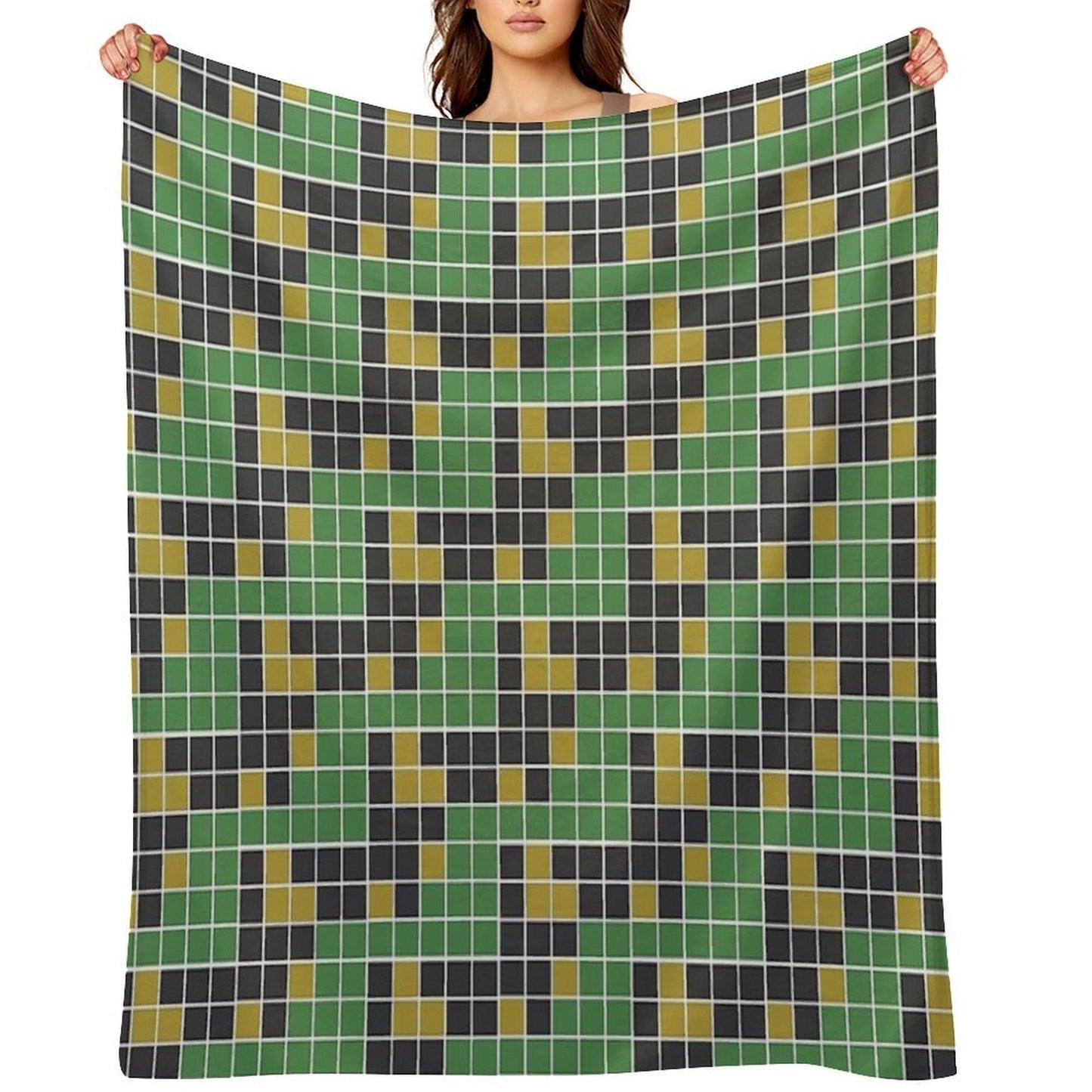 Wordle Grid Throw Blanket