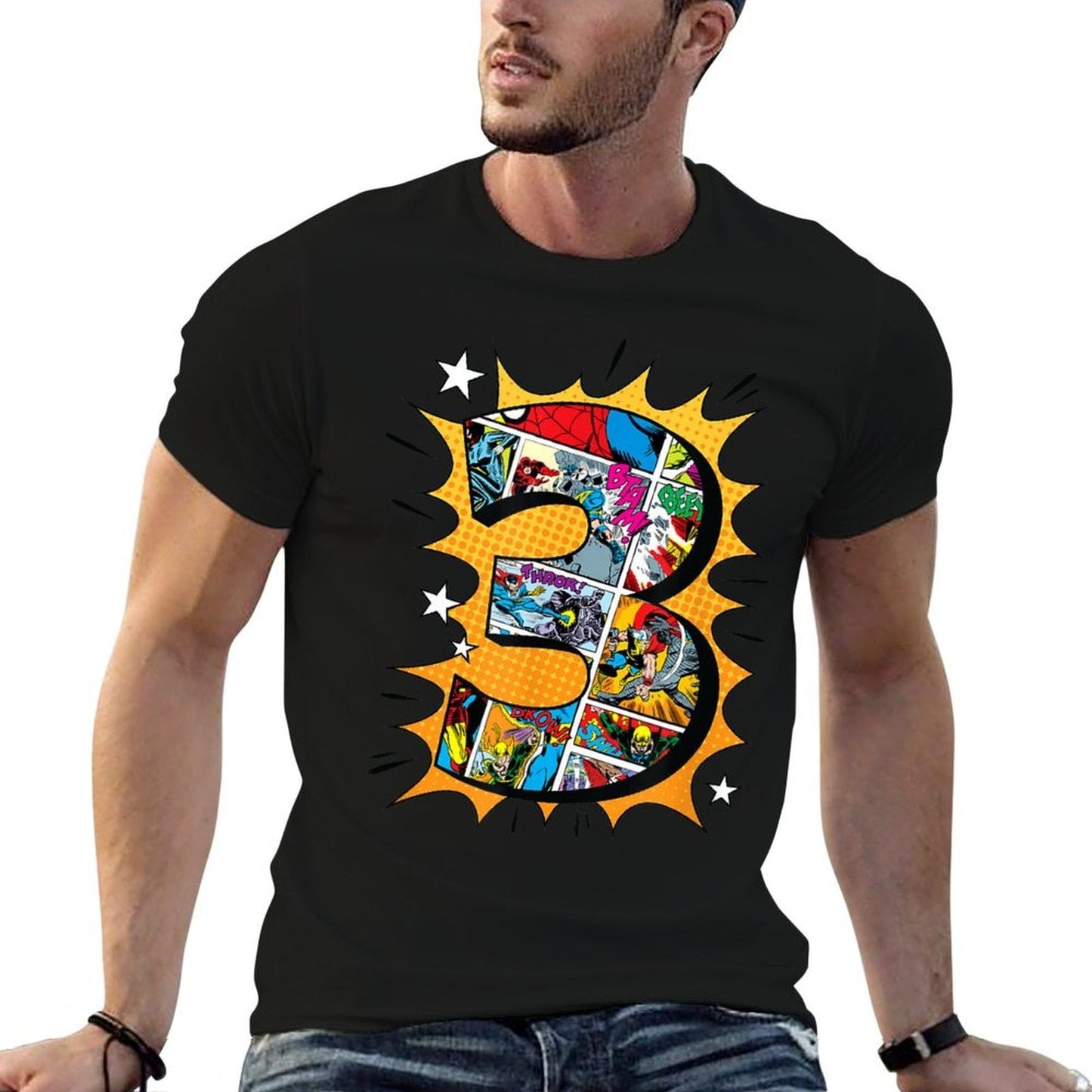 Marvel Avengers Comics 3rd Birthday  Classic T-Shirt