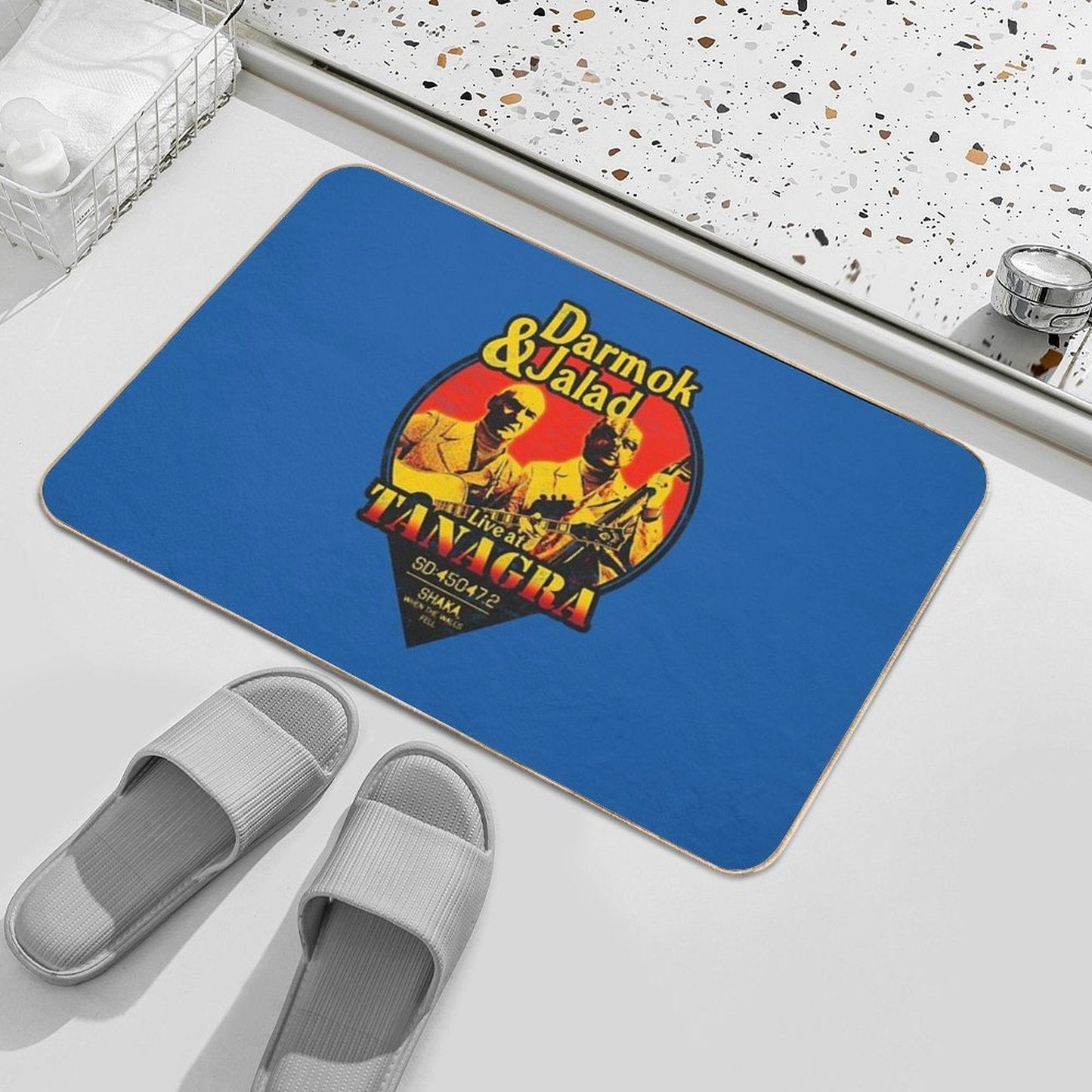 Darmok And Jalad at Tanagra  Stain-Proof Bath Mat