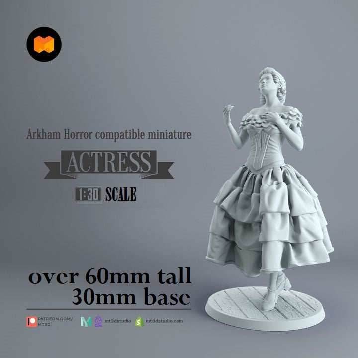 Arkham Compatible Investigator: The Actress (Lola Hayes) - 