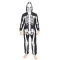 Adult Halloween Skeleton Cosplay Costume Glow in Dark Jumpsuit