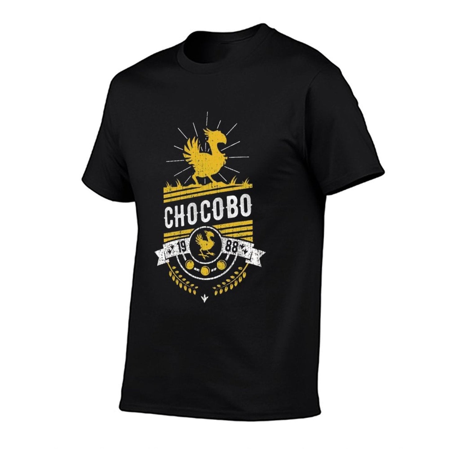 Chocobo  Ribbed Collar T-Shirt