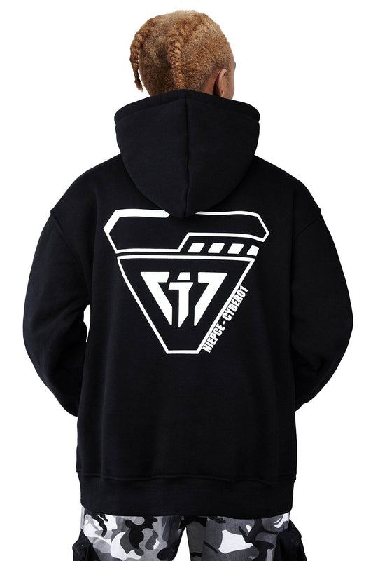 MHH1 Black Niepce Cyber01 Hoodie - Black / M