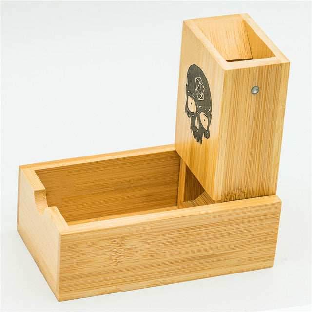 Bamboo Dice Tower Skull Dice Logo - 