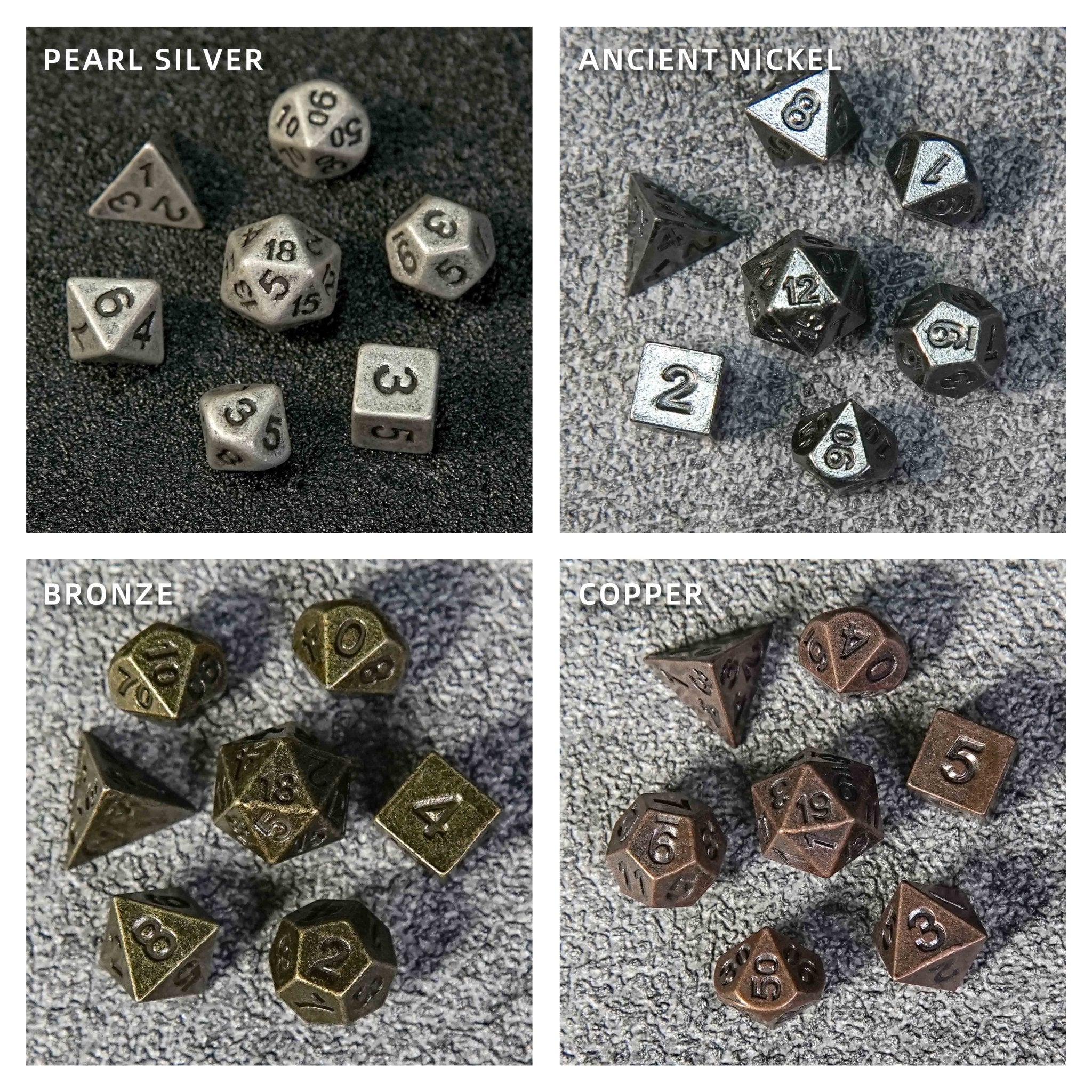 Amethyst Dragon's Eye Metal D20 Dice Cage + Mini Dice Set