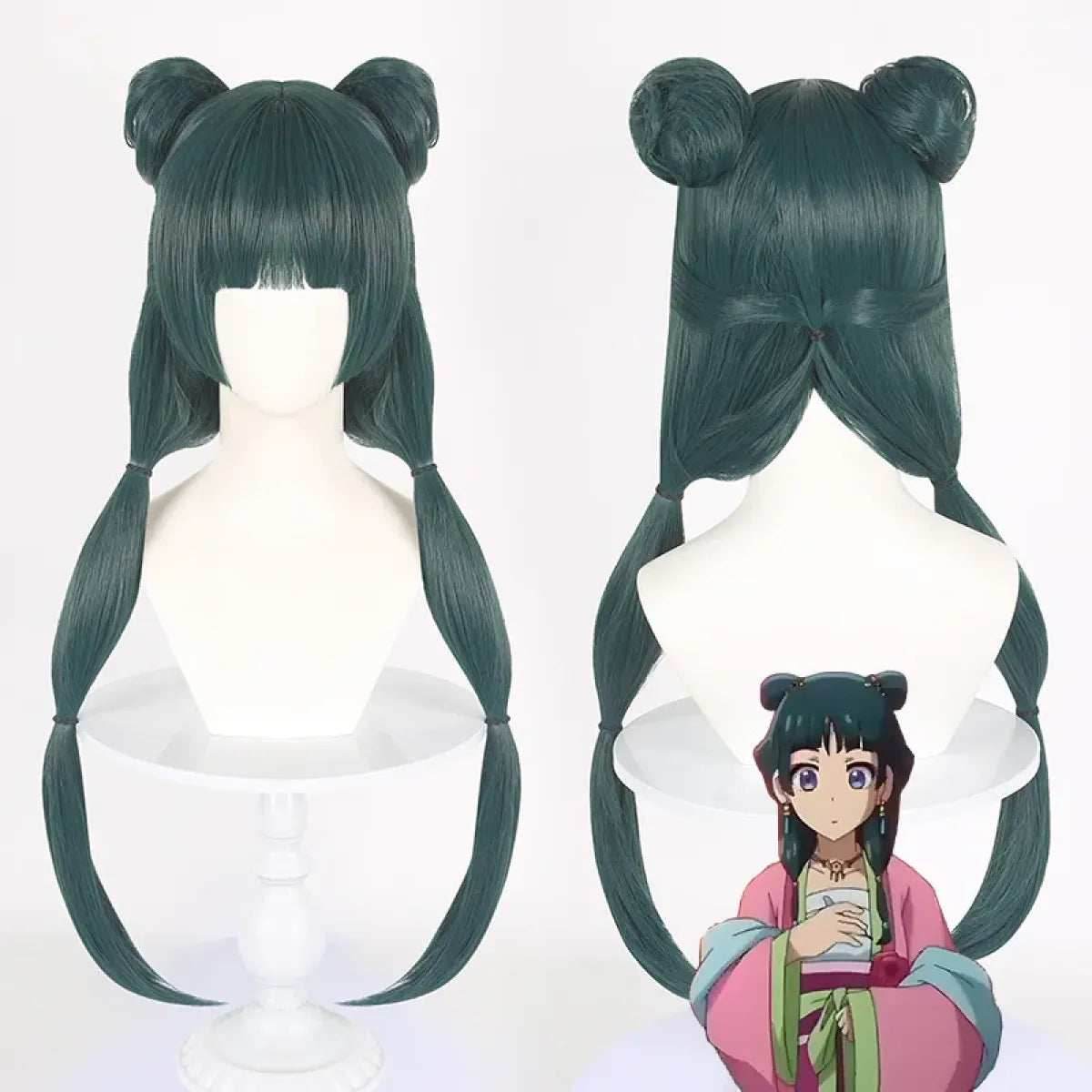 Hanfu Cosplay Dress – Maomao Apothecary Diaries Outfit - Wig Only / S