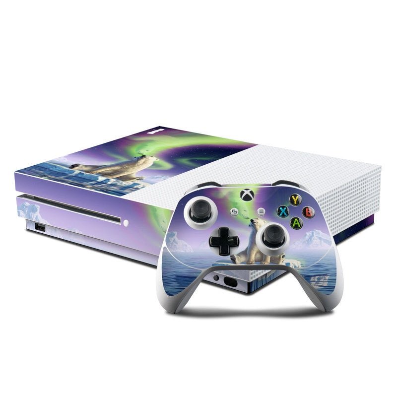 Arctic Kiss - Microsoft Xbox One S Console and Controller Kit Skin