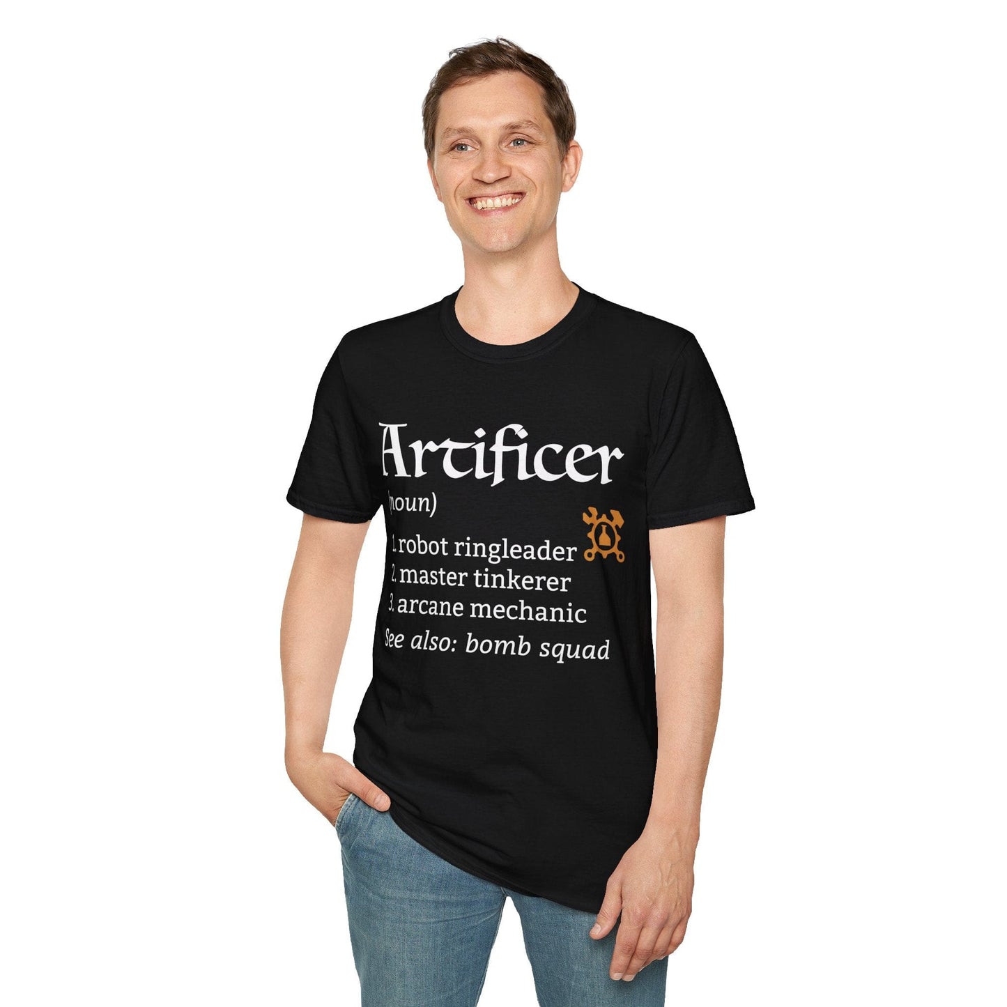 Artificer Class Definition T-Shirt – Funny DnD Definition Tee