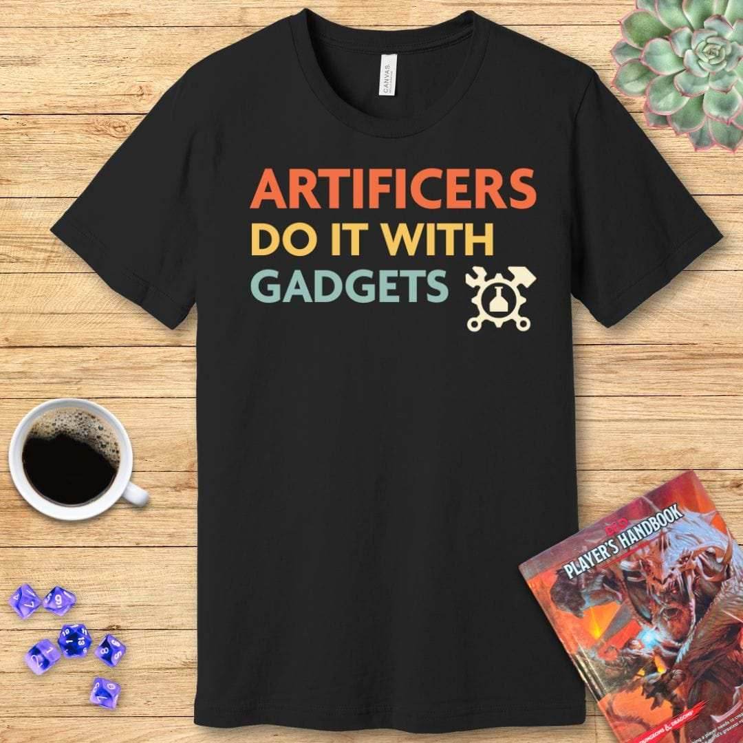 Artificers Do It With Gadgets T-Shirt - Navy / S