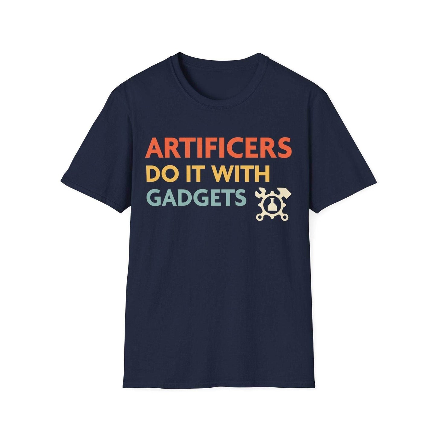 Artificers Do It With Gadgets T-Shirt - Navy / S
