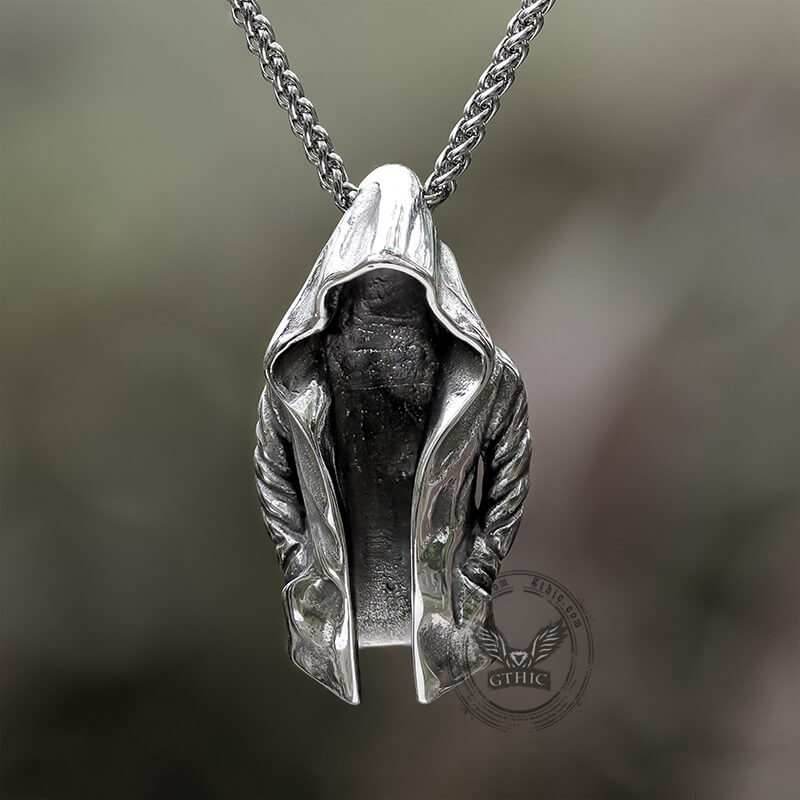 Assassin Windbreaker Stainless Steel Pendant - Stainless Steel / Pendant Only