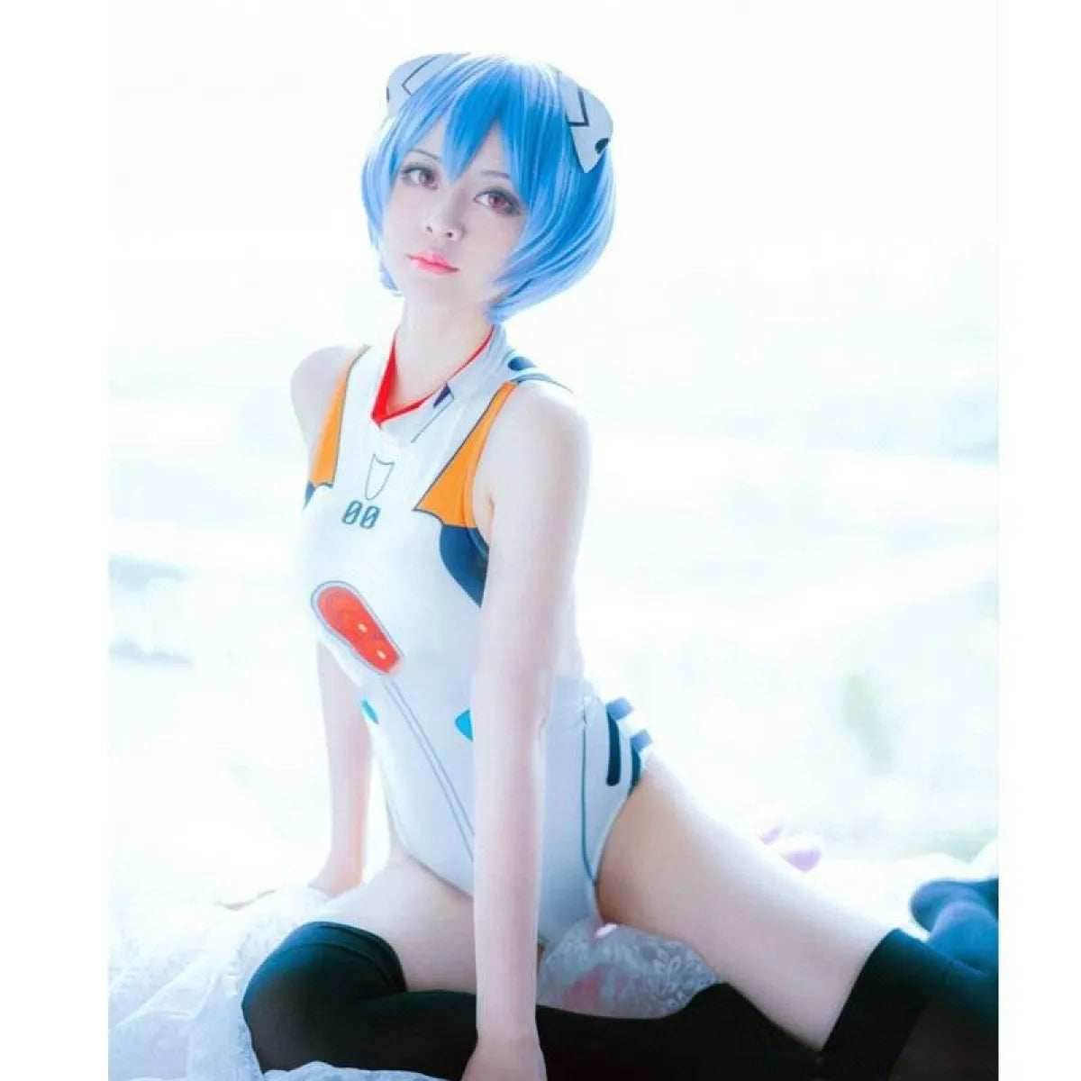 D.VA, Mercy, Asuka Cosplay Swimsuit - Style 1 / M / Anime