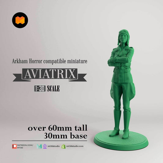 Arkham Compatible Investigator: The Aviatrix (Winifred Habbamock) - 