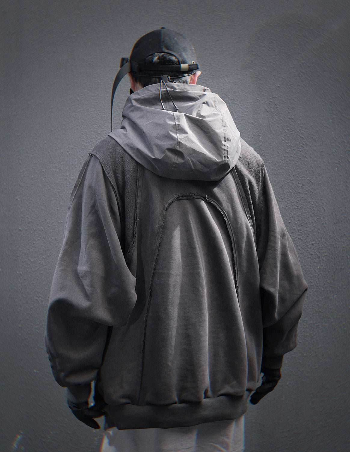 HiH56 Grey NX Hoodie - M