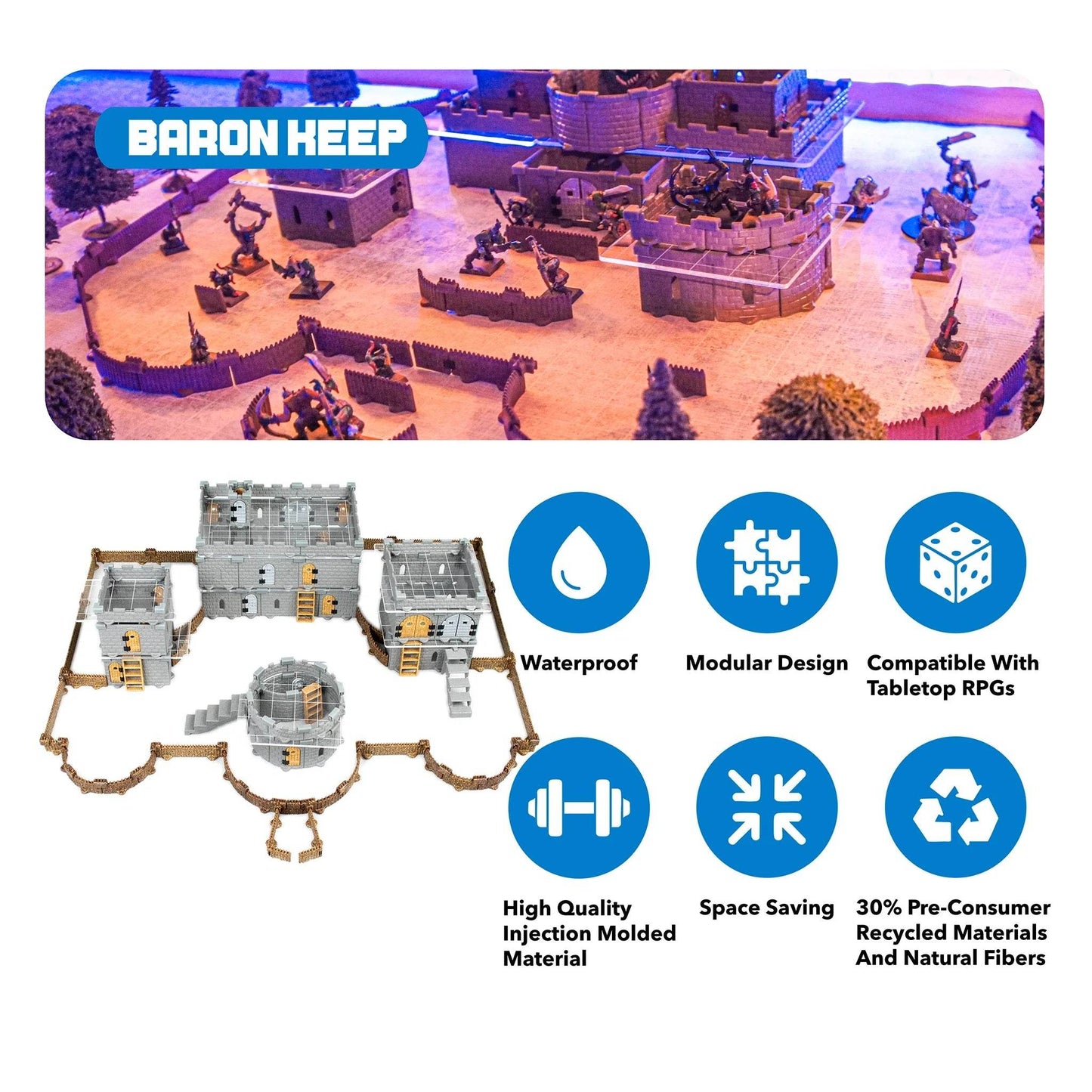 Baron Keep Castle Terrain Set - 