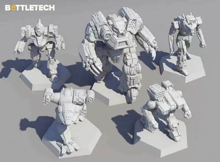 Battletech Clan Star Miniatures - 