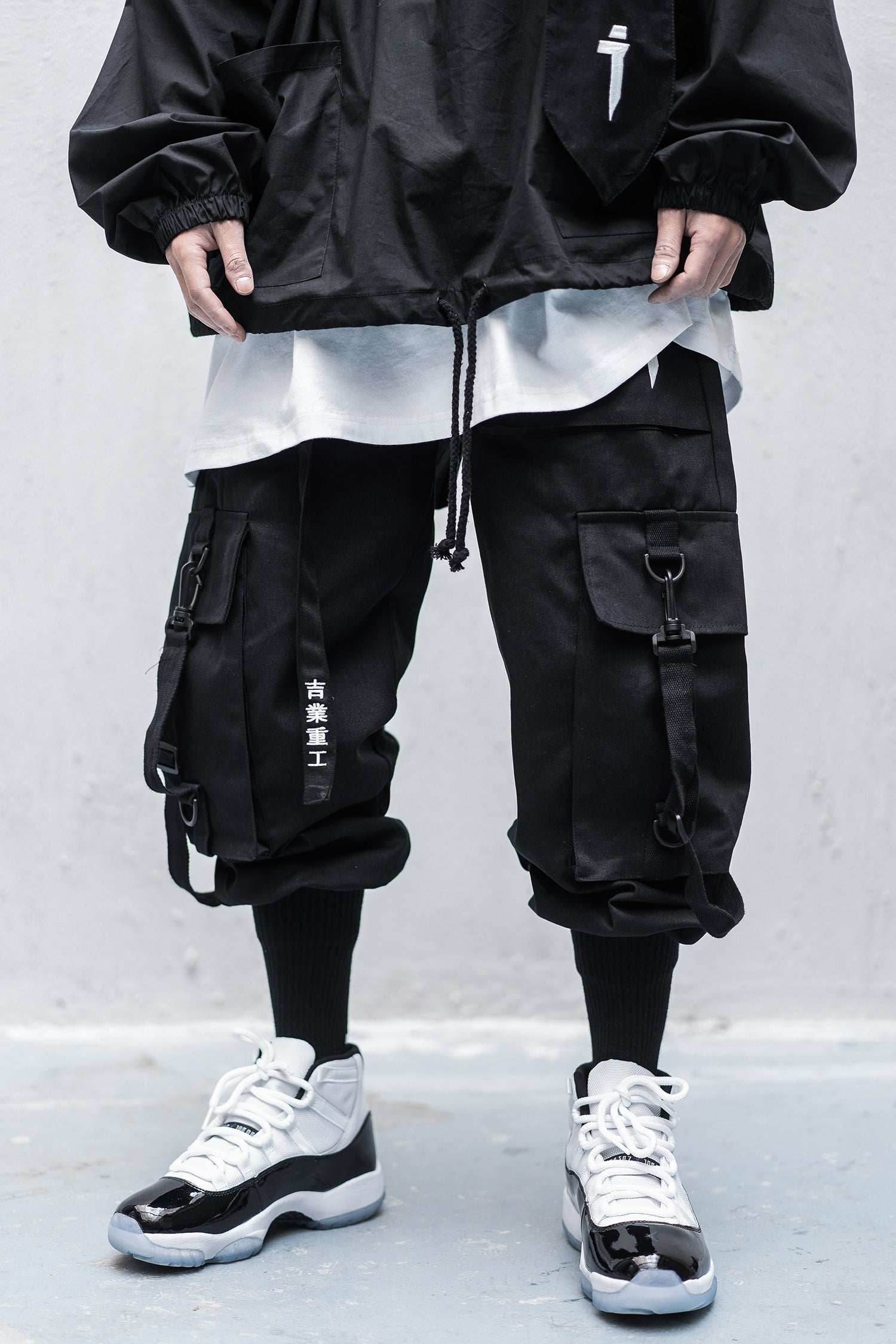 HiP5 Black 09 I-Tech Cargo Pants - S
