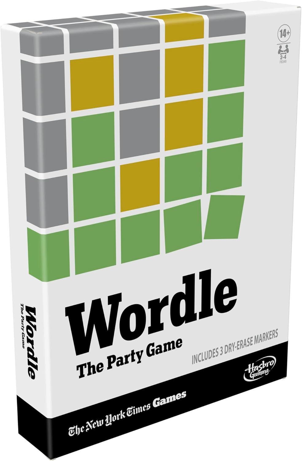 Hasbro Gaming Wordle The Party Game for 2-4 Players, Official Wordle Board Game Inspired by New York Times, Games for Ages 14+, Word Games