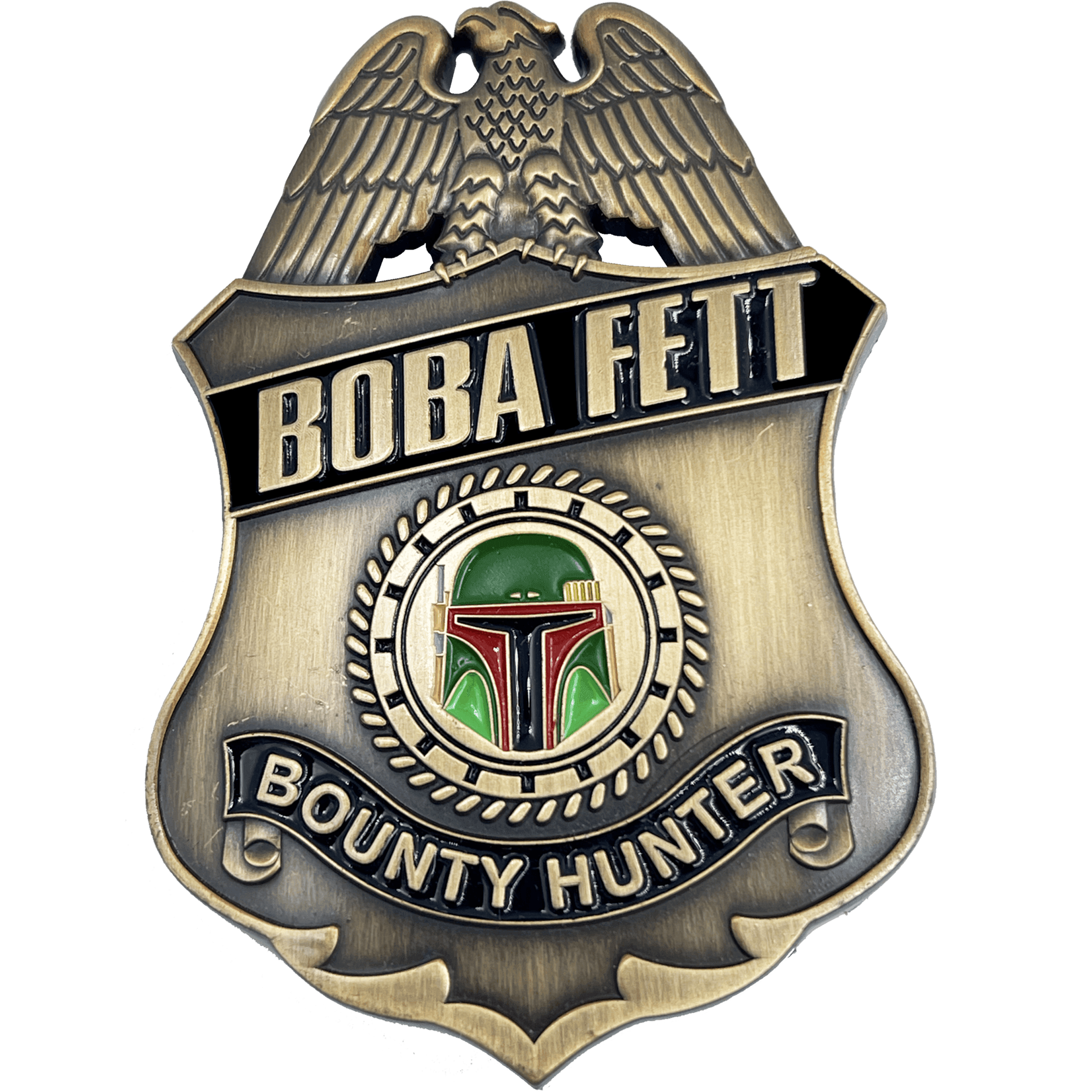 BL16-016 Boba Fett Bounty Hunter Full Size pin - 