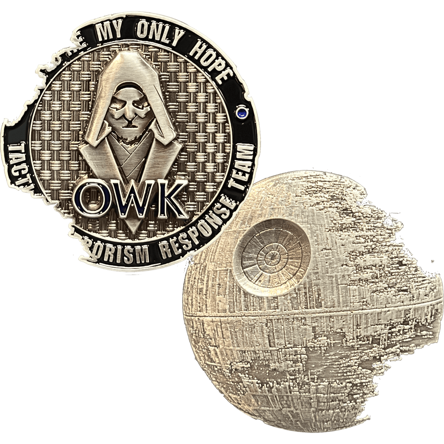 DL13-009 Obi-wan Kenobi You're My Only Hope Death Star II Rogue TACTICAL TERRORISM RESPONSE TEAM 12 TTRT CBP Challenge Coin - 