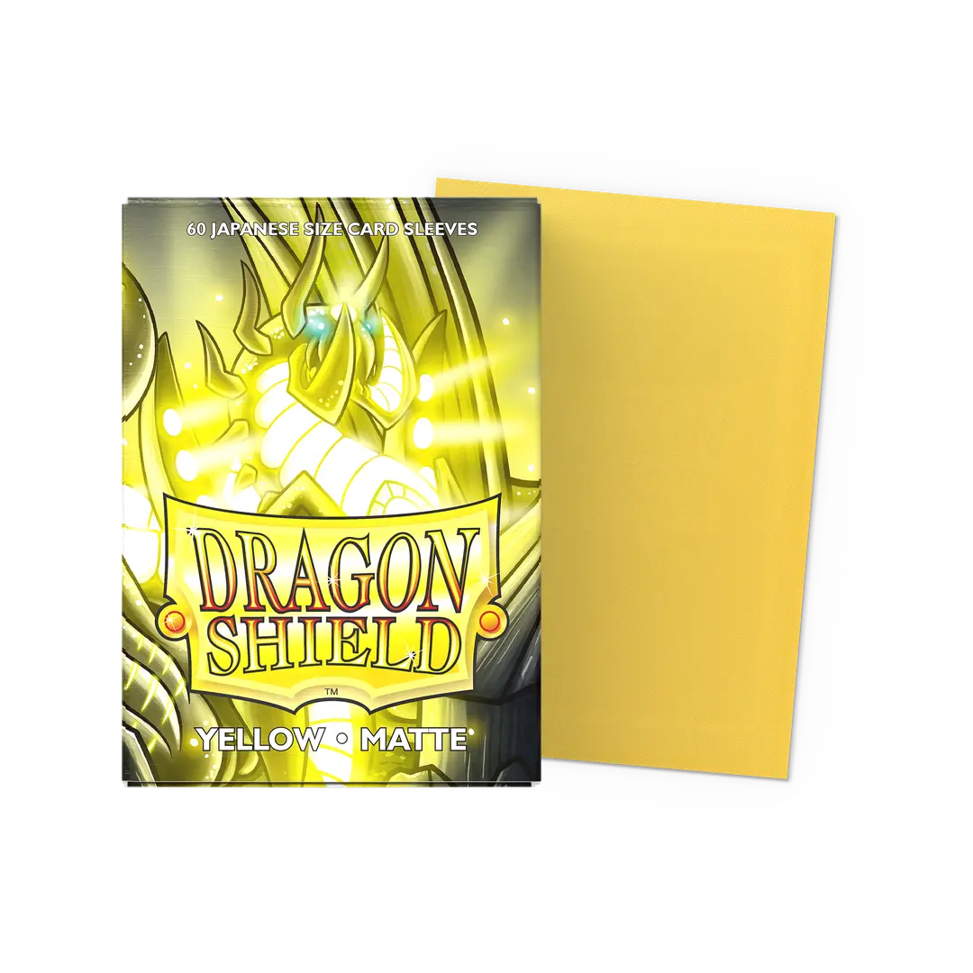 Yellow - Matte Sleeves - Japanese Size